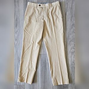 Brooks Brothers Pants Men's 34x31 Tan Advantage Chinos Milano Relaxed Fit Preppy